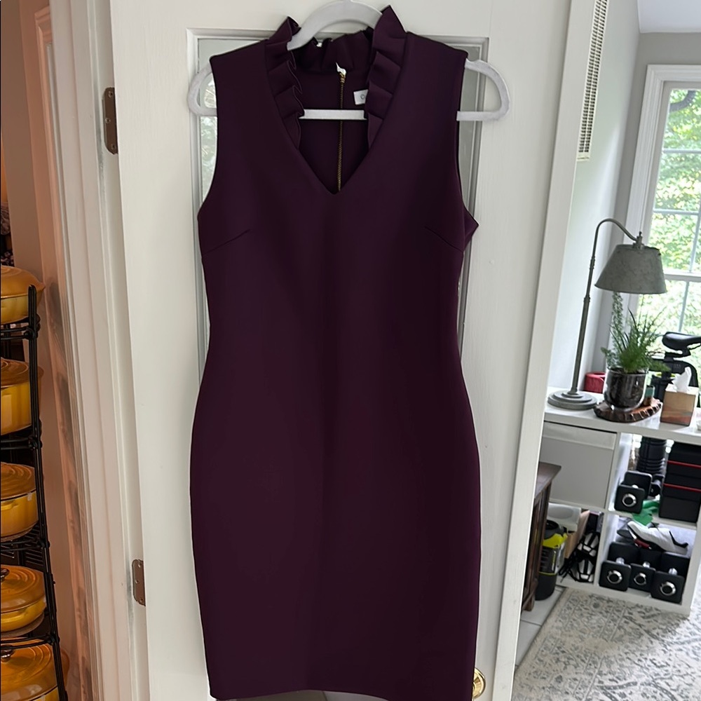 Calvin Klein Purple Sleeveless Dress